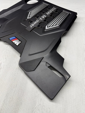 18-25 BMW F90 F92 M5 M8 S63 Engine Ignition Coil Top Motor Cover Panel OEM