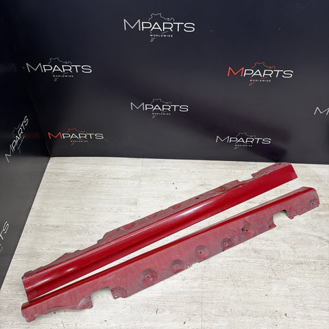 01-06 BMW E46 M3 Rocker Panel Side Skirts OEM Imola Red