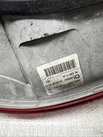 07-10 OEM BMW E93 335i M3 Convertible Rear Passenger Side Outer Tail Light