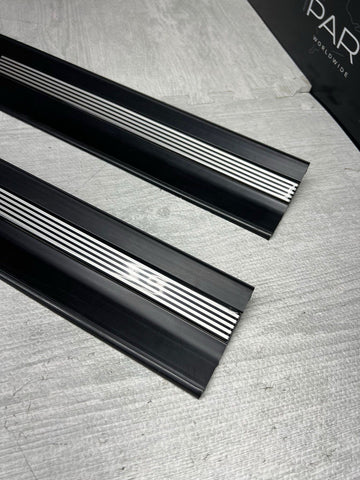 96-99 BMW E36 M3 Coupe Door Sills Trims Pair Black OEM