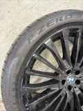 BMW 19-24 G07 X7 20x10.5 22” Rear Rim Wheel OEM 6885463 Gloss Black