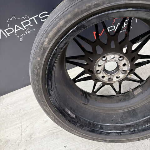 OEM BMW G82 G83 G80 M3 Rear Wheel Rim Style 826M R20x10.5" ET20 Black w/Tire