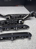 01-06 BMW E46 M3 Custom Painted Black Door Trim Armrests Front Rear Coupe