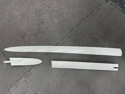 07-13 BMW E93 328 335 M3 Front Left Convertible Roof Mouldings Trims 7128743