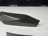 BMW 21-26 G80 G82 G83 M3 M4 Front Bumper Lower Molding Splitters Carbon Fiber