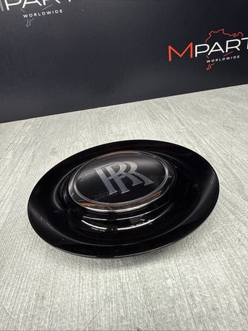 Rolls Royce Cullinan Wheel Rim Center Cap Gloss Black