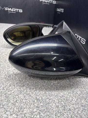 BMW E92 E93 M3 08-13 Side View Mirrors Matte Bezel Trims Jerez Black Covers