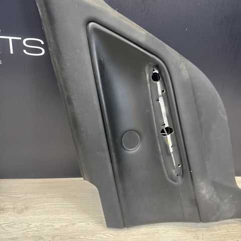 BMW E46 M3 01-06 Coupe Rear Left Door Cards Black Genuine 51437890743