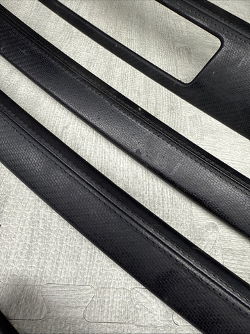 08-13 BMW E92 E93 M3 Interior Trim Set Carbon Leather OEM Genuine *4 Broken Tabs