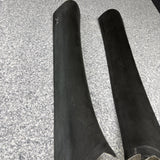 06-10 BMW E63 M6 COUPE Interior A-Pillar Trim Panel Pair L&R  ALCANTARA Set OEM