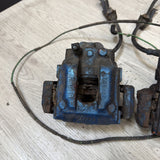 01-06 E46 M3 Rear Brake Calipers Left Right Pair Set Original Blue