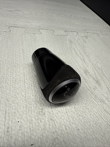 BMW E46 M3 Gloss Black Suede Shift Knob Shifter SMG Weighted
