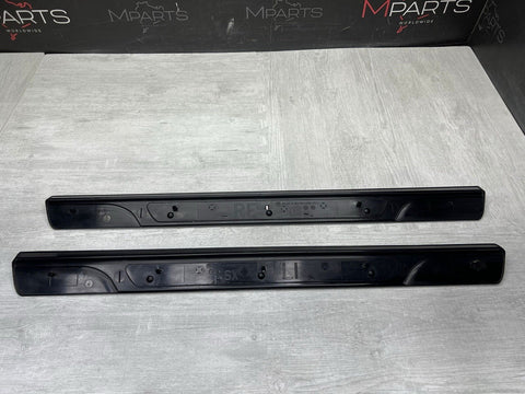 01-06 OEM E46 M3 BMW M3 Left Right Pair Door Sills Panels Scuff Plates
