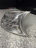 DEPO Amber LED M3 Screw-On Clear Corner Signal Lights 2002-2006 BMW E46 M3