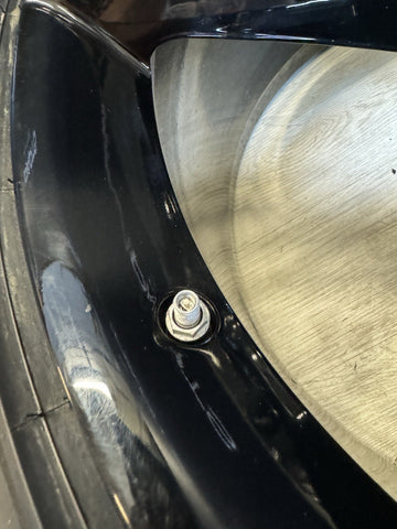 PORSCHE TAYCAN MISSION E REAR WHEEL RIM 21x11.5 ET66 9J1601025AB *Repaired Crack