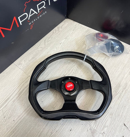 BMW 01-06 E46 M3 FRONT LEATHER STEERING WHEEL MOMO