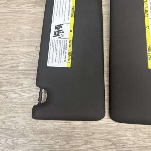 BMW G80 M3 2021-25 Front Set Right & Left Side Sun Visors OEM BLACK