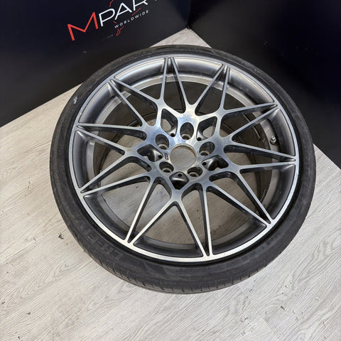 BMW F80 F82 F83 M3 M4 15-20 20" Rear OEM Wheel Rim Style 666M 8090193