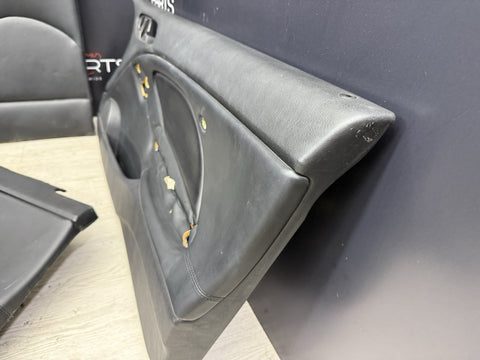 01-06 BMW E46 M3 Coupe Interior Front Seats Black Powered / Heated