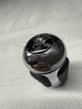 2004-2006 BMW E46 M3 SMG GEAR SHIFT KNOB NAPPA ALCANTARA CHROME OEM