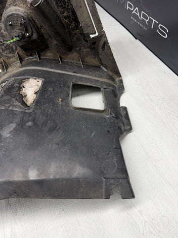 OEM BMW E46 M3 Front Left Splash Shield + Temp Sensors Guard *Cracked