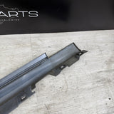 BMW F10 11-16 Left Side Skirt Rocker Panel Molding  USED OEM Space Gray