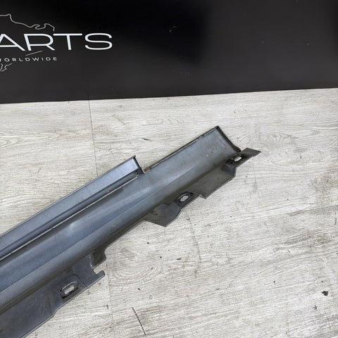 BMW F10 11-16 Left Side Skirt Rocker Panel Molding  USED OEM Space Gray