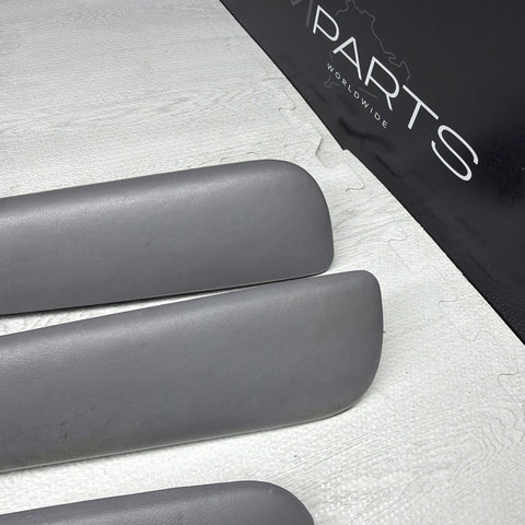 01-06 BMW E46 M3 Convertible Door Arm Rest Armrest Pads Grey