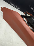 08-13 BMW E90 E92 E93 M3 Extended Fox Red Leather Center Console + Armrest OEM