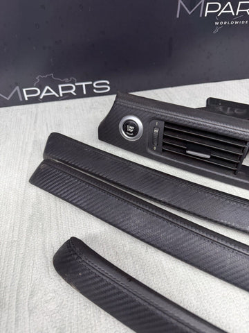 08-13 BMW E92 E93 M3 Interior Trim Set Carbon Leather OEM Genuine *Notes*