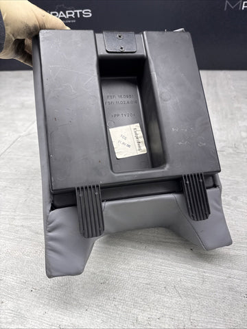 BMW E46 M3 01-06 Rear Seat Back Cushion Grey Leather Ski Backrest Convertible