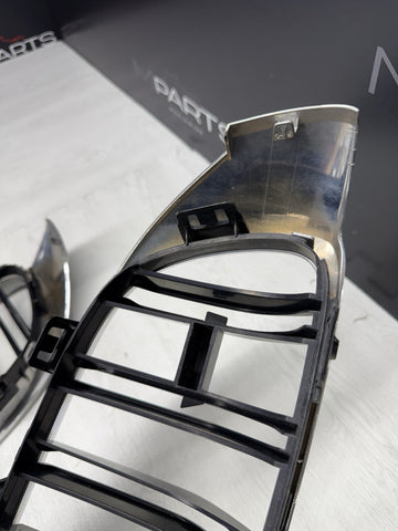 2015-2020 BMW F80 M3 F82 F83 M4 Front Bumper Kidney Chrome Grilles Grills OEM