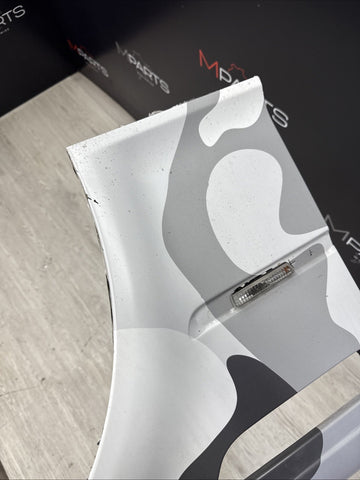 01-06 BMW E46 M3 Right Passenger Fender Alpine White Camouflage Wrap