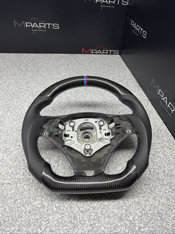 08-13 BMW E90 E92 E93 M3 OHC Carbon fiber Steering Wheel Tri Stitched DCT *Note*