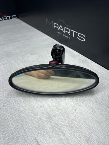 01-06 BMW E46 M3 Rearview Rear View Oval Mirror *Damaged*