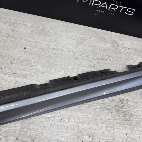 BMW F10 11-16 Left Side Skirt Rocker Panel Molding  USED OEM Space Gray