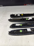 01-06 BMW OEM E46 M3 Coupe Trim Armrest Pads Set Black 8238622