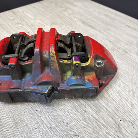 21-26 OEM BMW G80 G82 M3 M4 Front Driver Side Brake Caliper Brembo Red