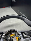 2015-2023 PORSCHE MACAN STEERING WHEEL W/ SHIFT PADDLES 30K MILES