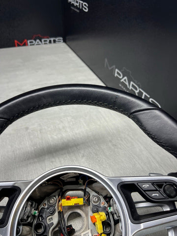 2015-2023 PORSCHE MACAN STEERING WHEEL W/ SHIFT PADDLES 30K MILES
