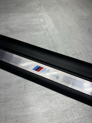 15-20 BMW F82 F83 M4 Door Sill Scuff Panel Cover Trim F82 F83 Genuine