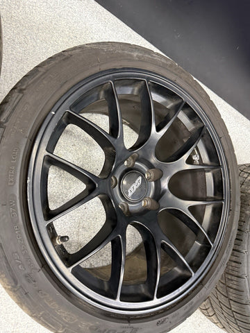 18” APEX EC-7 Rims Wheels Black 18x9.5 ET22 / 18x10.5 ET27 5x120 BMW E9X M3