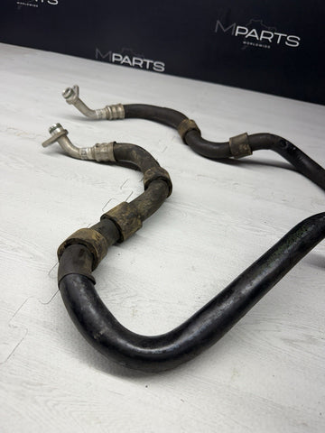 06-10 BMW E60 E63 E64 M5 M6 V10 S85 Engine Motor Oil Cooler Lines Hoses Pair