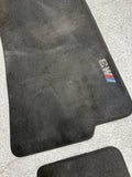 Genuine 01-06 BMW E46 M3 Convertible Carpets Floor Mats Black Front & Rear