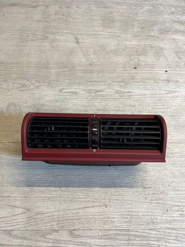 96-02 BMW Z3 Z3M Front Dashboard Center AC Dual Air Vent Black OEM Imola Red