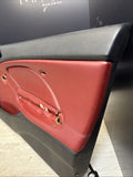 01-06 BMW E46 M3 FRONT RIGHT PASSENGER SIDE DOOR PANEL CARD IMOLA RED OEM