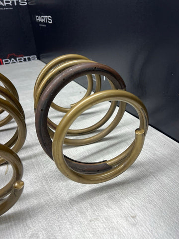 2001-2006 BMW E46 M3 Coupe Front Axle Coils Springs Pair Gold