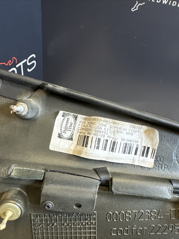 Right Passenger Door Card Panel Black / Red Stitching 19-23 Ferrari F8 Tributo