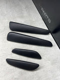 01-06 BMW E46 M3 Convertible Door Arm Rest Armrest Pads Black *2 Broken Tabs