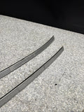 BMW E46 325 330 M3 Roof Rails Moldings Trims Pair Coupe OEM